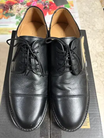 WYM GENUINE LEATHER PLAIN DERBY SHOES