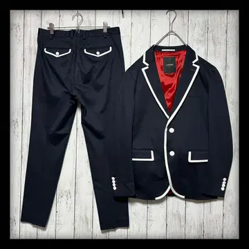 [ LOVELESS 트리콜로르 파이핑 자켓 셋업 ] 수트 S