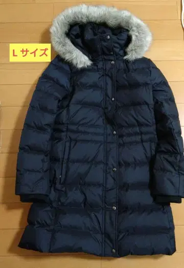 타미힐피거 [1회 착용] L 퍼 후드 다운 코트