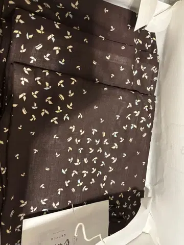 여름 기모노 브라운 계열