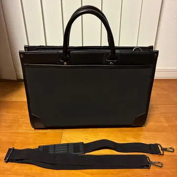 SANWA SUPPLY 블랙 나일론 비즈니스 백