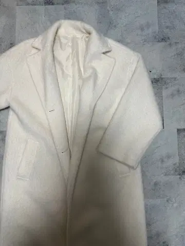 GRL 롱 코트 화이트