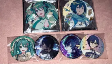 프로세카 하츠네 미쿠 KAITO 캔뱃지 그리캔 에피카 파샤코레 금박