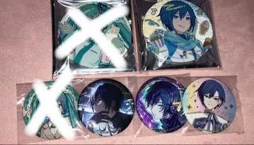 프로세카 KAITO 캔뱃지 그리캔 에피카 파샤코레 금박