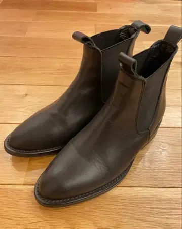 shinzone 사이드 고어 부츠 블랙 35