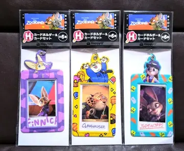 주토피아 해피 복권 H상 카드 홀더 3종 세트 주디 외