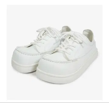 Racbaki 데크 스니커즈 화이트 M 사이즈