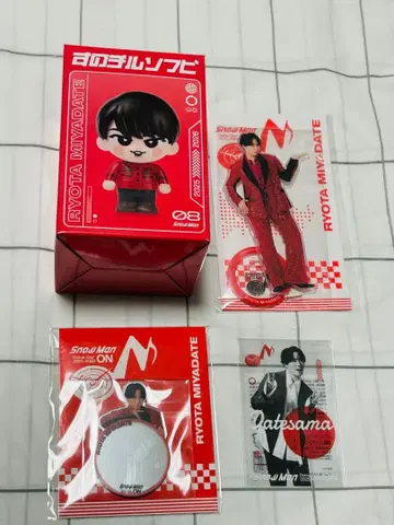 소프트 비닐 아크릴 스탠드 스티커 미야타테 료타 SnowMan