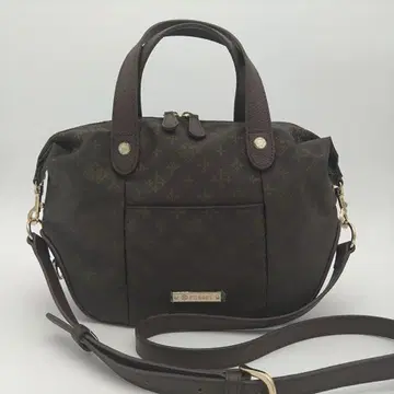 미사용급 러셋 숄더백 2way 브라운 x 그린