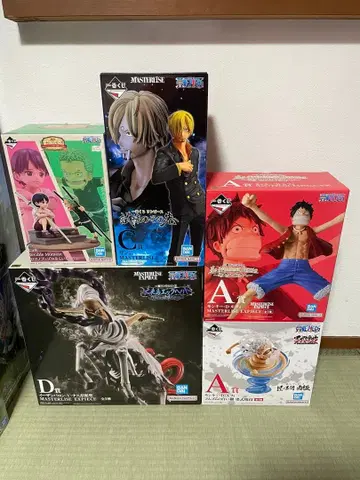 원피스 제일복권 피규어 5체 세트