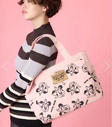 로데오 크라운 ZARA GU 미키 & 미니 데님 토트백 토트 숄더