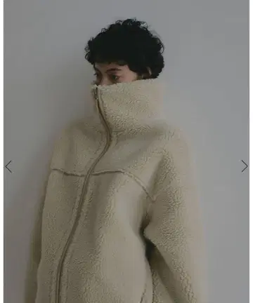 에트레토쿄 리버서블 보아 블루종