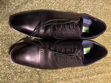 비즈니스 슈즈 가죽 신발 27.0 블랙