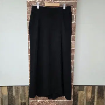 PLST 플라스테 스커트 블랙 롱 포켓 울 혼방 사이즈2
