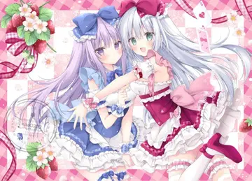 코리에 리코 아이리&리세 풀 그래픽 T셔츠