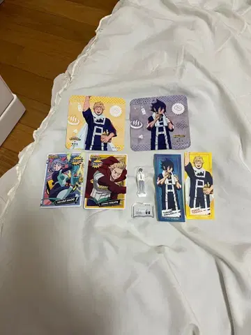애니메이션 캐릭터 스티커 피규어 세트