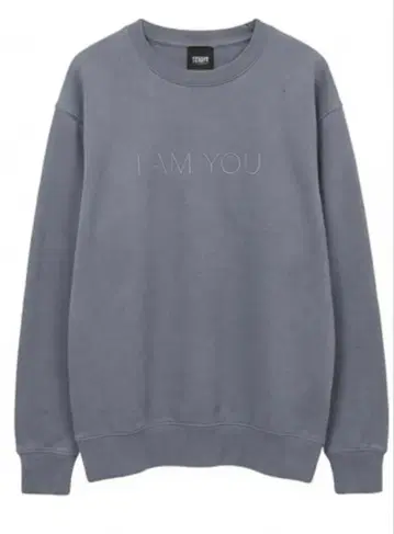 후지이 카제 I AM YOU 자수 크루넥 맨투맨