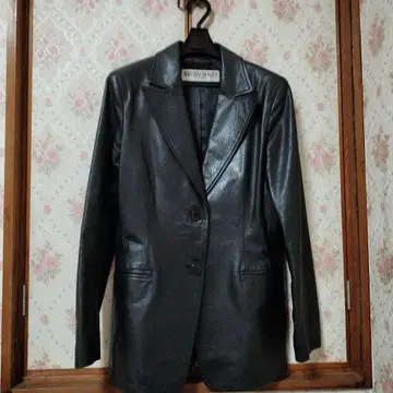 NATURAL BEAUTY BASIC 블랙 가죽 자켓 M