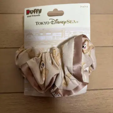 미사용 새상품! 택 포함 디즈니씨 닷피 스크런치