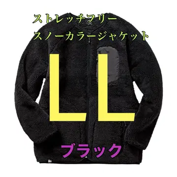 워크맨 가격 인하 불가 스트레치 플리스 노카라 자켓 블랙 LL