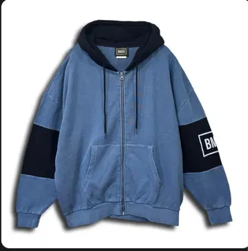 BMSG 집업 후드티 파랑
