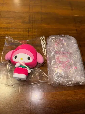 마이멜로디 후르츠 시크릿 키링 마그넷 핑크 세트