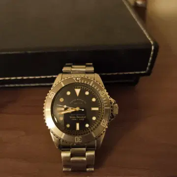 VAGUE WATCH 자동 와인딩 시계 다이버즈 100m 방수