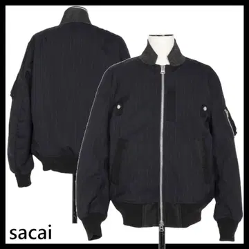 sacai stripe blouson 24-03339M