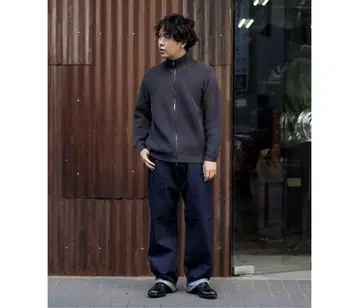 batoner 시그니처 드라이버즈 니트 네이비