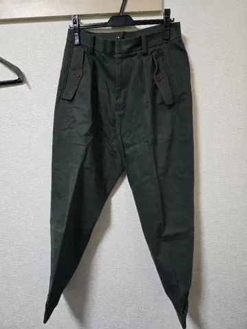 tomorrowland 브로큰 트윌 밀리터리 테이퍼드 팬츠