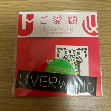 UVERworld 팬클럽 한정판 씰 스티커 세트 미사용