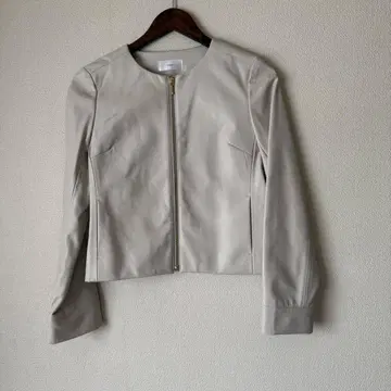 index 인덱스 월드 World 페이크 가죽 자켓 M