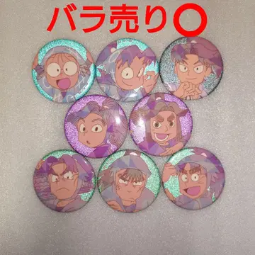 닌타마 란타로 프리즘 패턴 캔뱃지