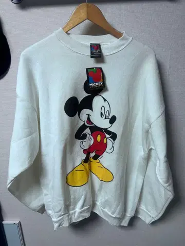 90s 레어 데드스탁 usa제 XL 미키마우스 맨투맨