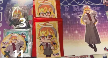 메메마을 메테오 팝업 도쿄 타워 캔뱃지 아크릴 블록 아크블로