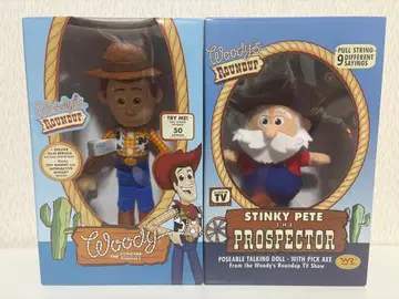 [ 토이스토리 ] 라운드원 한정판 박스형 봉제 인형 우디 & 프로스펙터