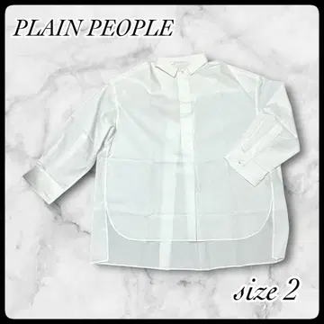 [ 하자품 ] 연말 세일 플레이인피플 루즈핏 셔츠 화이트