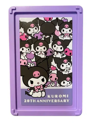 쿠로미 & 마이멜로디 20주년 기념 수납 과자 박스