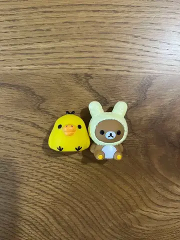 [ 새상품급 ] 리락쿠마 키이로이토리 미니 피규어 소프트 비닐 마스코트