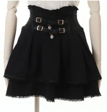 2단 리본 벨트 치마바지