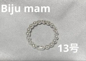 Biju mam 도트 반지 실버925