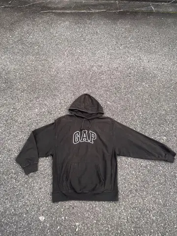 GAP 후드티 블랙 90s