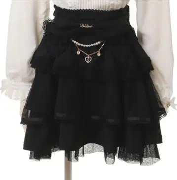 LIZLISA 빅 리본 캉캉 스커트