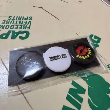 [ 미개봉 새상품 ] SIX LOUDER 핀 배지 3개 세트