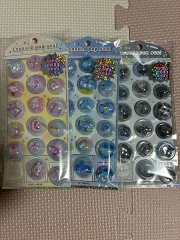 캡슐 팝 씰 3종 카미오 재팬 정품