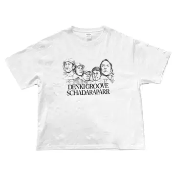 새상품 전기 그루브 x 스차다라파 T셔츠 (러쉬모어) M 사이즈 GAP