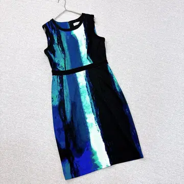 캘빈클라인 슬리브리스 원피스 M 사이즈 블루