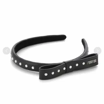 FURFUR 스터드 리본 머리띠