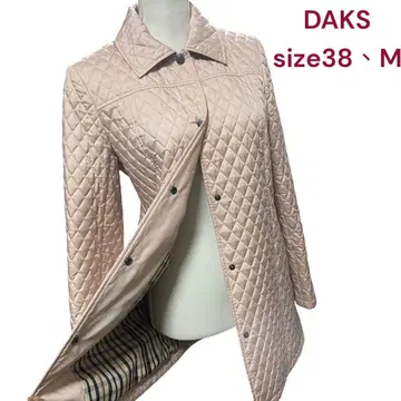 새상품급 DAKS 충전솜 퀼팅 자켓 점퍼 코트 블루종