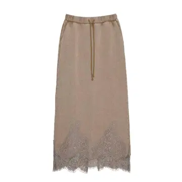 CHEMICAL OVERDYE LACE SWEAT SKIRT